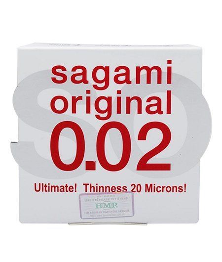Презервативы полиуретановые SAGAMI Original 0.02 (1 шт)